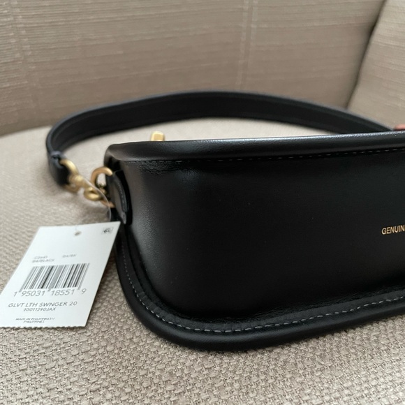 Coach Swinger 20 in Colour Black customized New - Picture 7 of 14